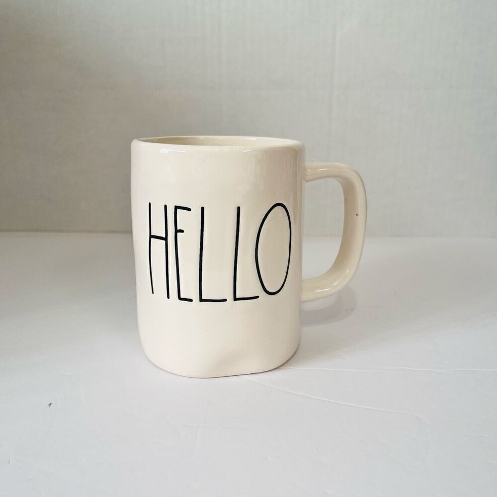Rae Dunn HELLO Mug EUC
